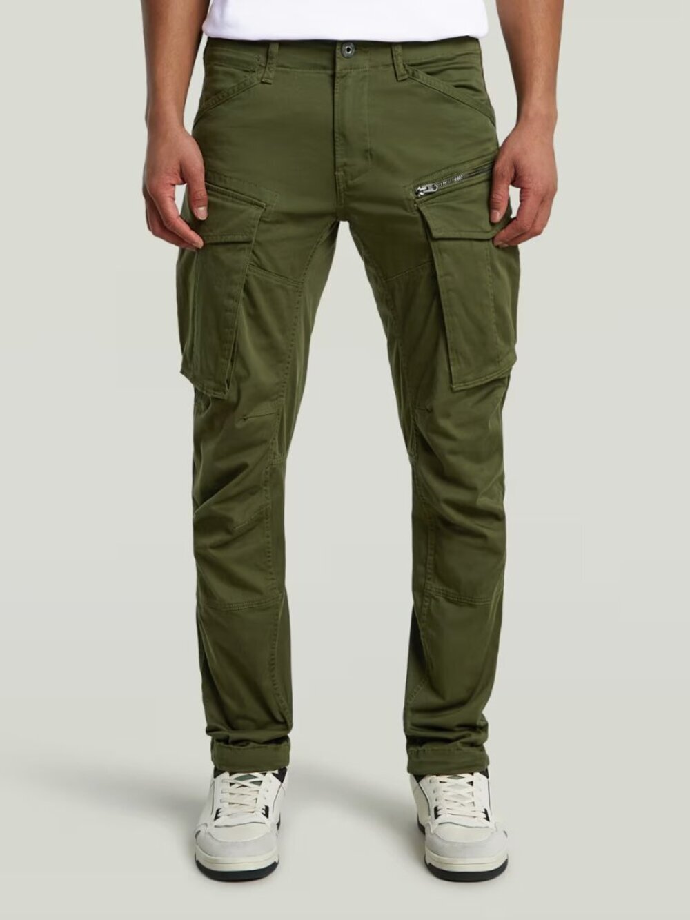 G-Star Raw Rovic Zip 3D Regular Tapered Cargo Pockets Pants Dark Green, 38/32